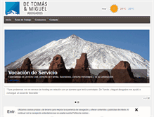 Tablet Screenshot of abogadoscanarias.com